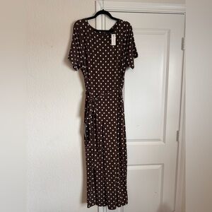 Lane Bryant polka dot jumpsuit